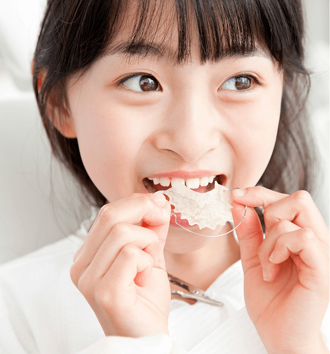 ワイヤー不使用で痛みなし！